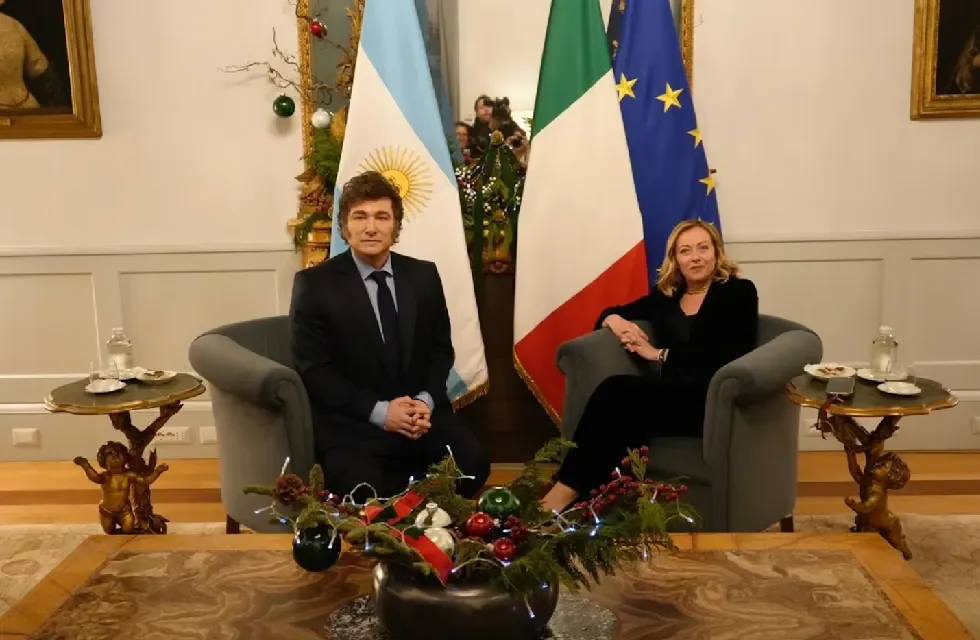 milei y meloni